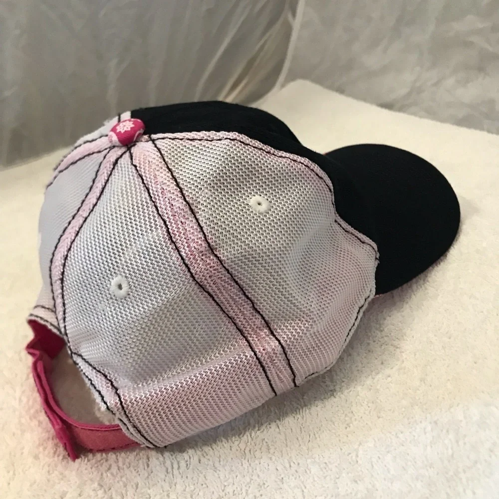 Chase Authentics NASCAR 88 Dale Jr Adjustable Women's Black Pink Cap